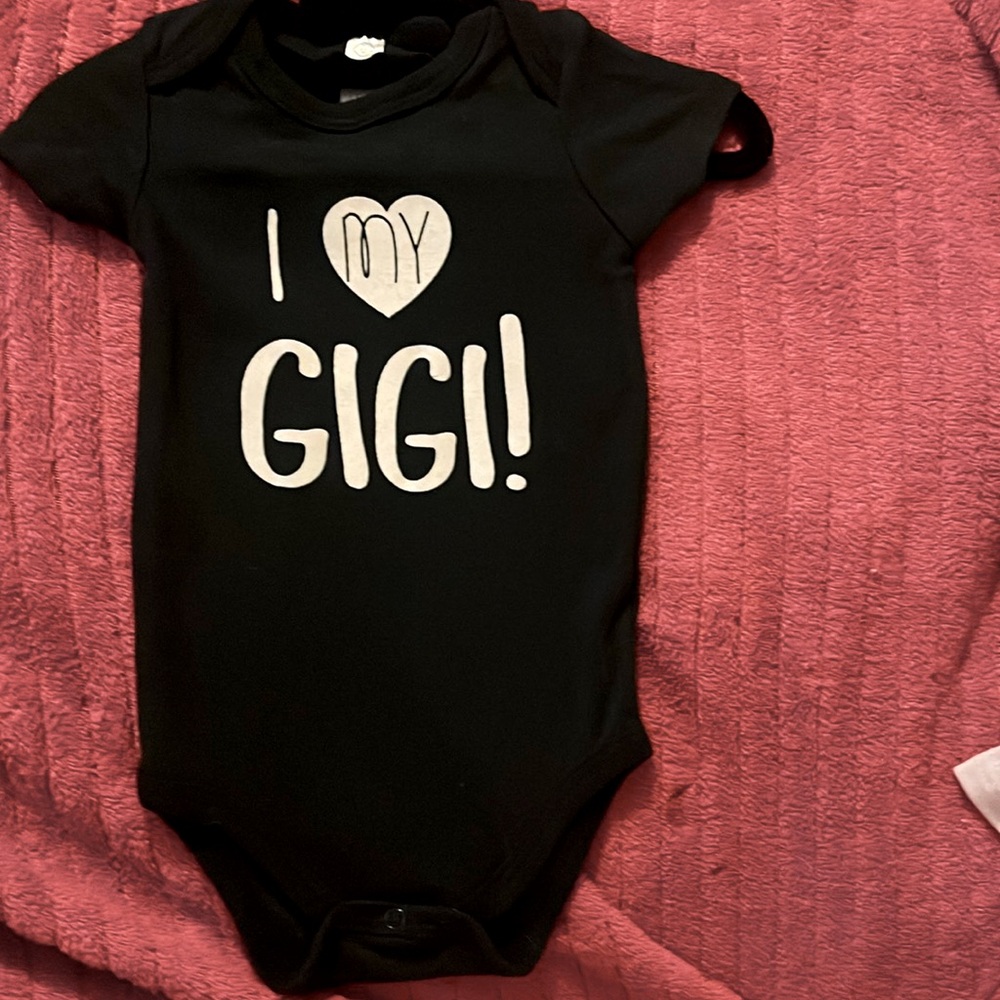 Newborn I love my Gigi onesie